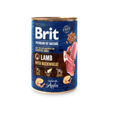 Brit Premium Lamb and Buckwheat вологий корм з ягнятком для собак, 400 гр
