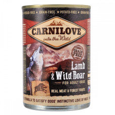 Carnilove Dog Adult Lamb and Wild Boar вологий корм з ягнятком та кабаном для собак, 400 гр