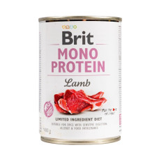 Brit Mono Protein Dog Lamb влажный корм с ягненком для собак, 400 гр