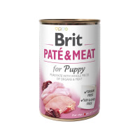 Brit Pate & Meat Puppy влажный корм с курицей для щенят 400 гр