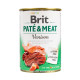 Brit Pate & Meat Dog Version влажный корм с олениной для собак, 400 гр