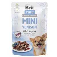 Brit Care Міні Fillets In Gravy Venison вологий корм з оленіною для собак дрібних порід, 85 гр