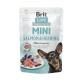 Brit Care Mini Fillets In Gravy Salmon and Herring влажный корм с лососем и сельдью для собак мелких пород, 85 гр - фото 1