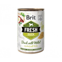 Brit Fresh Dog Duck влажный корм с уткой для собак, 400 гр