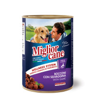 Migliorcane Selvaggina влажный корм с дичью для взрослых собак 405 гр