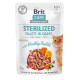 Brit Care Cat Fillets In Gravy Rabbit влажный корм с кроликом для стерилизованных котов, 85 гр - фото 1