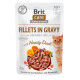 Brit Care Cat Fillets In Gravy Duck вологий корм з качкою для котів, 85 гр - фото 1