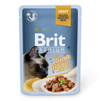 Brit Premium Tuna вологий корм з тунцем у соусі для котів 85 гр