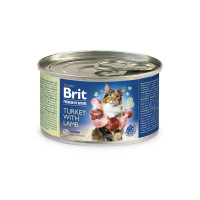 Brit Premium Turkey with Lamb влажный корм с индейкой и ягненком для котов 200 гр