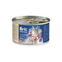 Brit Premium Chicken with Beef вологий корм з куркою та яловичиною для котів 200 гр