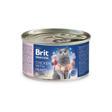 Brit Premium Chicken with Hearts вологий корм з куркою та сердечками для котів 200 гр
