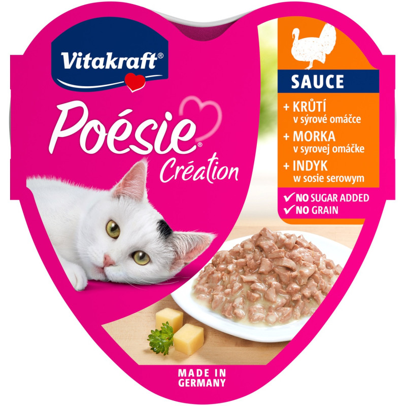 Vitakraft Poesie Creation Turkey вологий корм з індичкою для котів, 85 гр