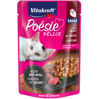 Vitakraft Poesie Delice Heart вологий корм із серцем для котів, 85 гр