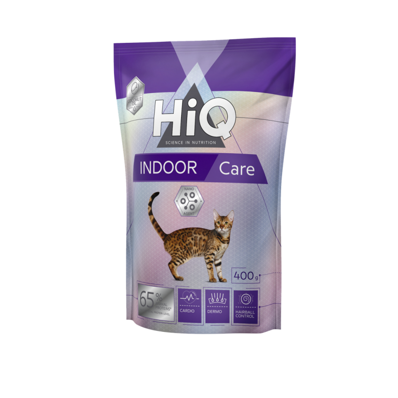 Hiq Indoor Care сухой корм для котов, живущих в помещении 400 гр