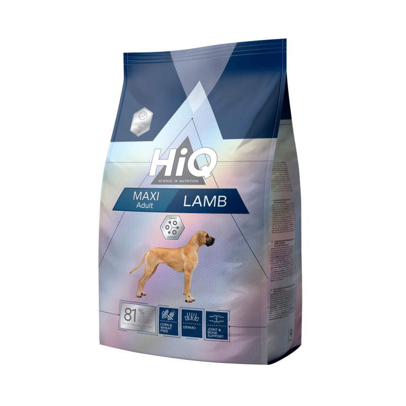 HiQ Maxi Adult Lamb сухий корм з ягнятиною для собак великих порід 2.8 кг