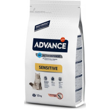 Advance Cat Sensitive Salmon & Rice сухой корм для котов с чувствительным пищеварением с лососем 1.5 кг