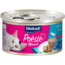 Vitakraft Poesie Mousse Salmon влажный корм для котов с лососем, 85 гр