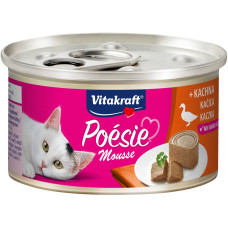 Vitakraft Poesie Mousse Duck влажный корм для котов с уткой, 85 гр