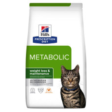 Hill’s PD Feline Metabolic сухий корм з куркою для контролю та зниження ваги у кішок 1.5 кг