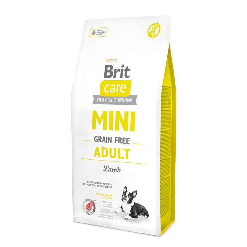 Brit Care Mini GF Adult Lamb сухой корм для собак мелких пород с ягненком, 7 кг