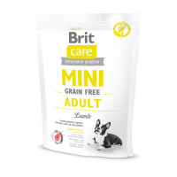 Brit Care Mini GF Adult Lamb сухий корм для собак дрібних порід з ягням, 0.4 кг