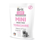 Brit Care Mini GF Yorkshire сухой корм c лососем и тунцом для собак породы йоркширский терьер, 0.4 кг