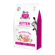 Brit Care GF Kitten Healthy Growth & Development сухий корм для кошенят з куркою та індичкою, 2 кг