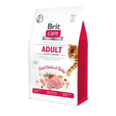 Brit Care Cat Adult GF Activity Support сухий корм для активних котів, 2 кг
