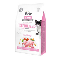 Brit Care Cat Adult GF Sterilized Sensitive сухой корм с кроликом для стерилизованных кошек, 2 кг