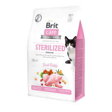 Brit Care Cat Adult GF Sterilized Sensitive сухий корм з кроликом для стерилізованих кішок, 2 кг