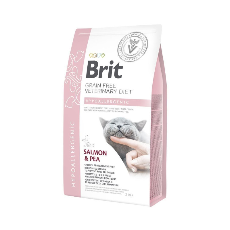 Brit VD Hypoallergenic Cat сухий корм для котів з харчовою алергією, 2 кг