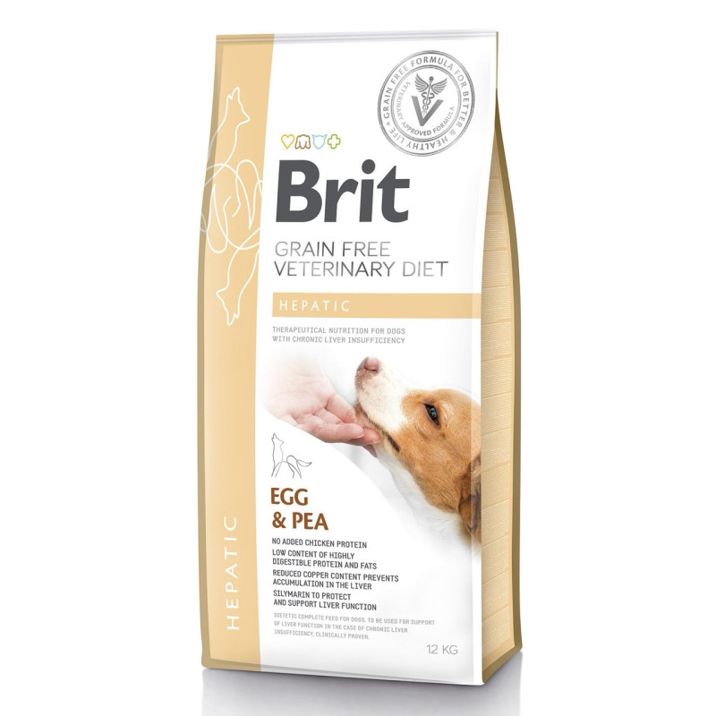 Brit VD Hepatic Dog сухой корм для собак с заболеваниями печени, 12 кг