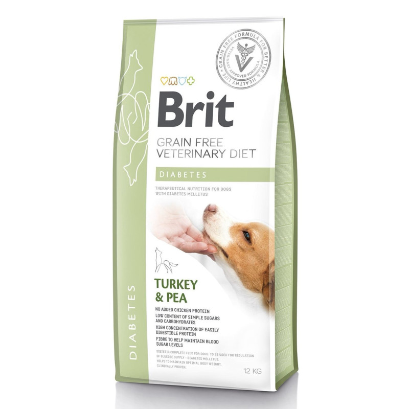 Brit VD Diabetes Dog сухой корм для собак с сахарным диабетом, 12 кг