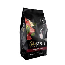 Savory Adult Small Breed Fresh Turkey & Lamb сухий корм з індичкою та ягнятком для собак дрібних порід 8 кг