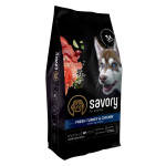 Savory Junior Large Breed Fresh Turkey & Chicken сухой корм с индейкой и курицей для щенков крупных пород, 12 кг