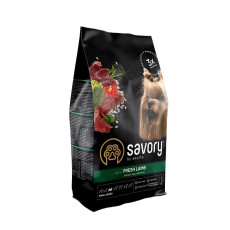 Savory Small Breeds rich in Fresh Lamb сухий корм зі свіжим ягнятком для собак малих порід 3 кг