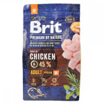 Brit Premium Adult M сухой корм с курицей для собак средних пород, 3 кг