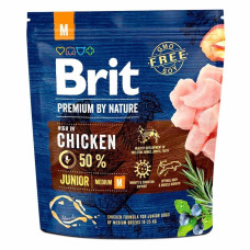 Brit Premium Junior M сухий корм з куркою для цуценят середніх порід, 1 кг