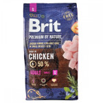 Brit Premium Adult S сухий корм з куркою для собак малих порід, 8 кг