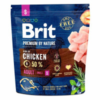 Brit Premium Adult S сухий корм з куркою для собак малих порід, 1 кг
