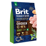 Brit Premium Adult XL сухой корм с курицей для собак гигантских пород, 3 кг