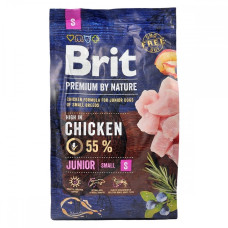 Brit Premium Junior S сухой корм с курицей для щенков мелких пород, 3 кг