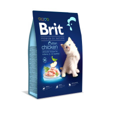 Brit Premium Kitten сухий корм з куркою для кошенят, 8 кг
