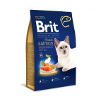 Brit Premium Cat Adult Salmon сухий корм з лососем для котів, 8 кг