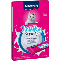 Vitakraft Liquid Snack Milk лакомство для котов со сливками, 7 шт х 10 гр