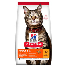 Hill's SP Feline Adult Chicken сухой корм с курицей для котов 15 кг