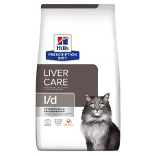 Hill's PD Feline L/D сухий корм для котів із захворюваннями печінки 1.5 кг