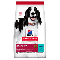 Hill's SP Canine Adult Medium Breed Tuna & Rice сухой корм с тунцом для собак средних пород 2.5 кг