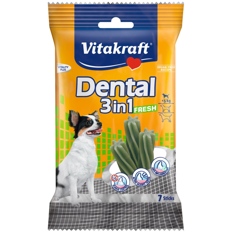 Vitakraft Dental Small ласощі для собак з м'ятою, 70 гр