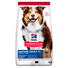 Hill's SP Canine Mature Adult Medium Lamb & Rice сухий корм з ягнятком для старіючих собак середніх порід 14 кг